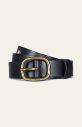 30mm Black Belt With Embroidered Holes Frye Sale