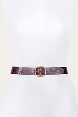 38mm Brown Southwestern Embossed Belt Frye For Sale