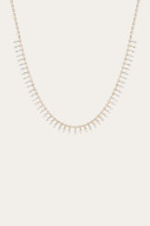 Women’s Marquise Fringe Necklace | Aurate x The Frye Company Frye