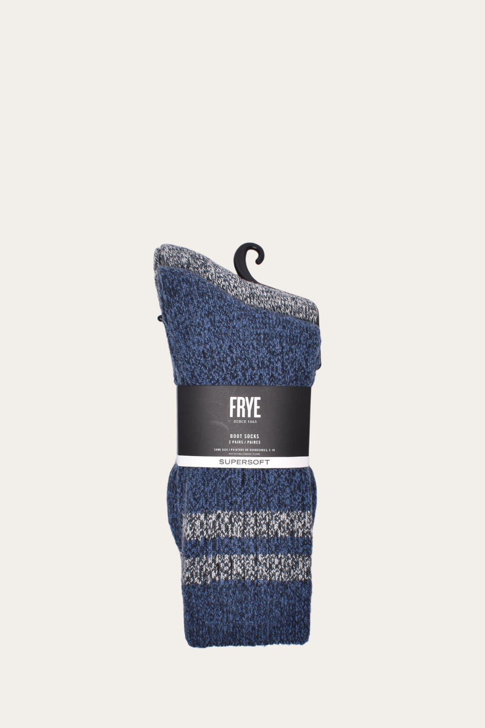 Women’s Navy Super Soft Boot Socks 2 Pack Frye