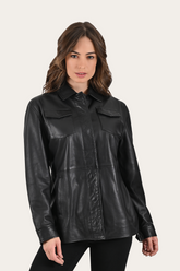 Black Bailor Shirt Jacket Frye For Sale