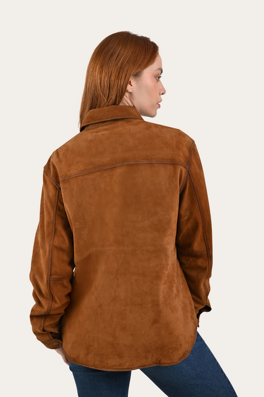 Light Brown Avett Overshirt Jacket Frye us