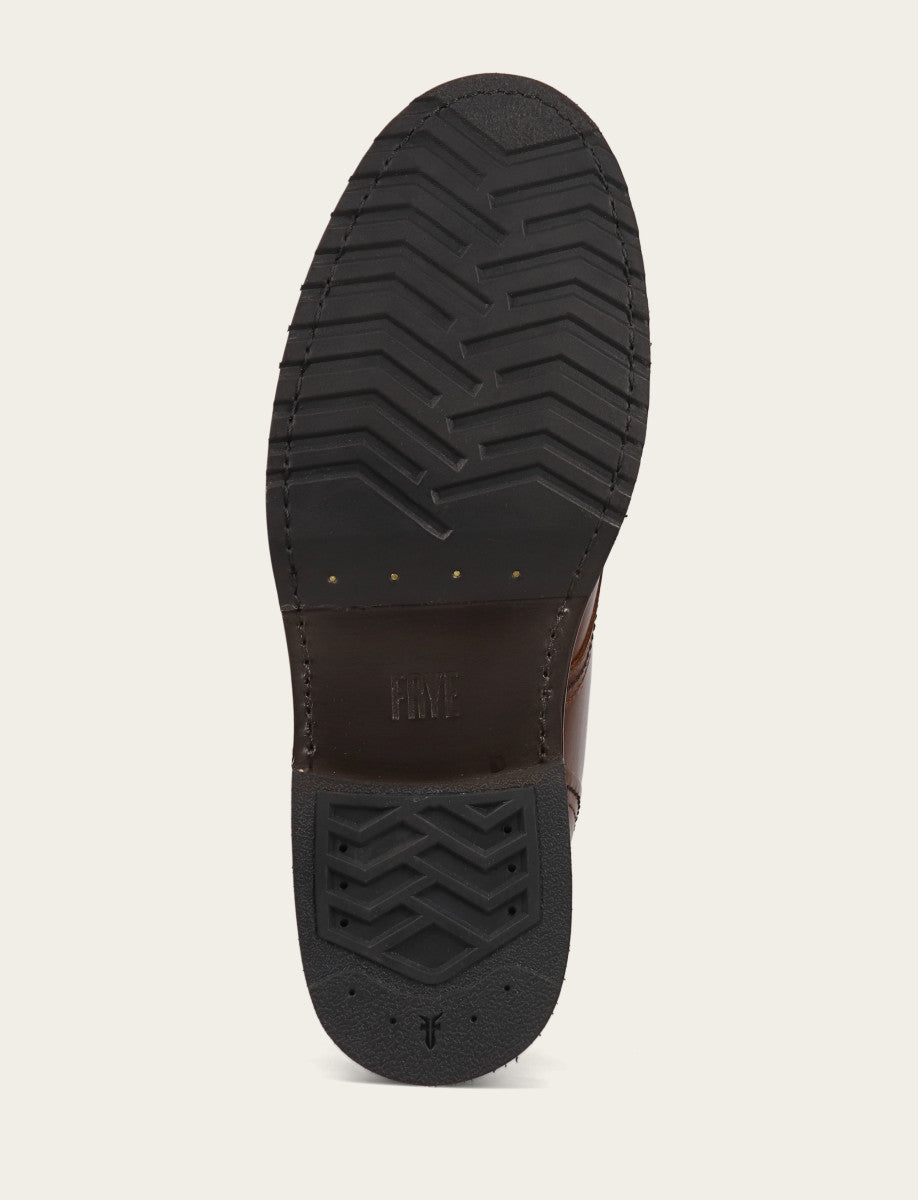 Men's Mahogany Hudson Workboot Plain Toe Frye Online