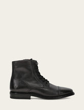 Men's Black Paul Mid Lace Boot Frye Discount