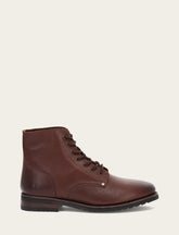 Men's Cognac Barrett Lace Up Boots Frye USA