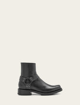 Men's Black Conway Harness Moto Boot Frye USA