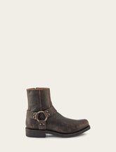 Men's Antiqued Black Conway Harness Moto Boots Frye Near me