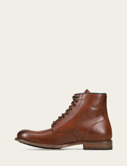 Men's Cognac Tyler Flex Lace Up Boots Frye On sale