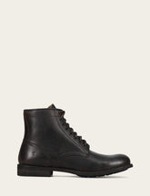 Men's Antiqued Black Tyler Flex Lace Up Boots Frye Outlet