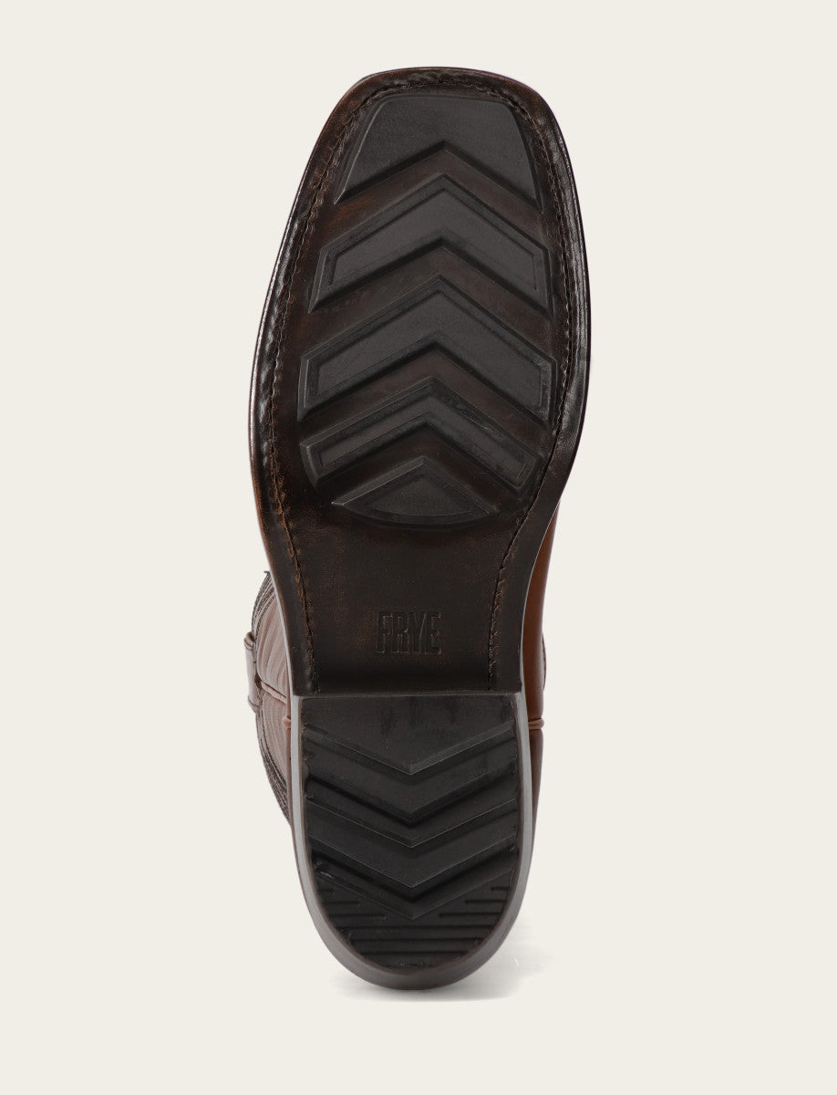 Men's Caramel Nash Deco Stitch Pull On Boots Frye For Sale
