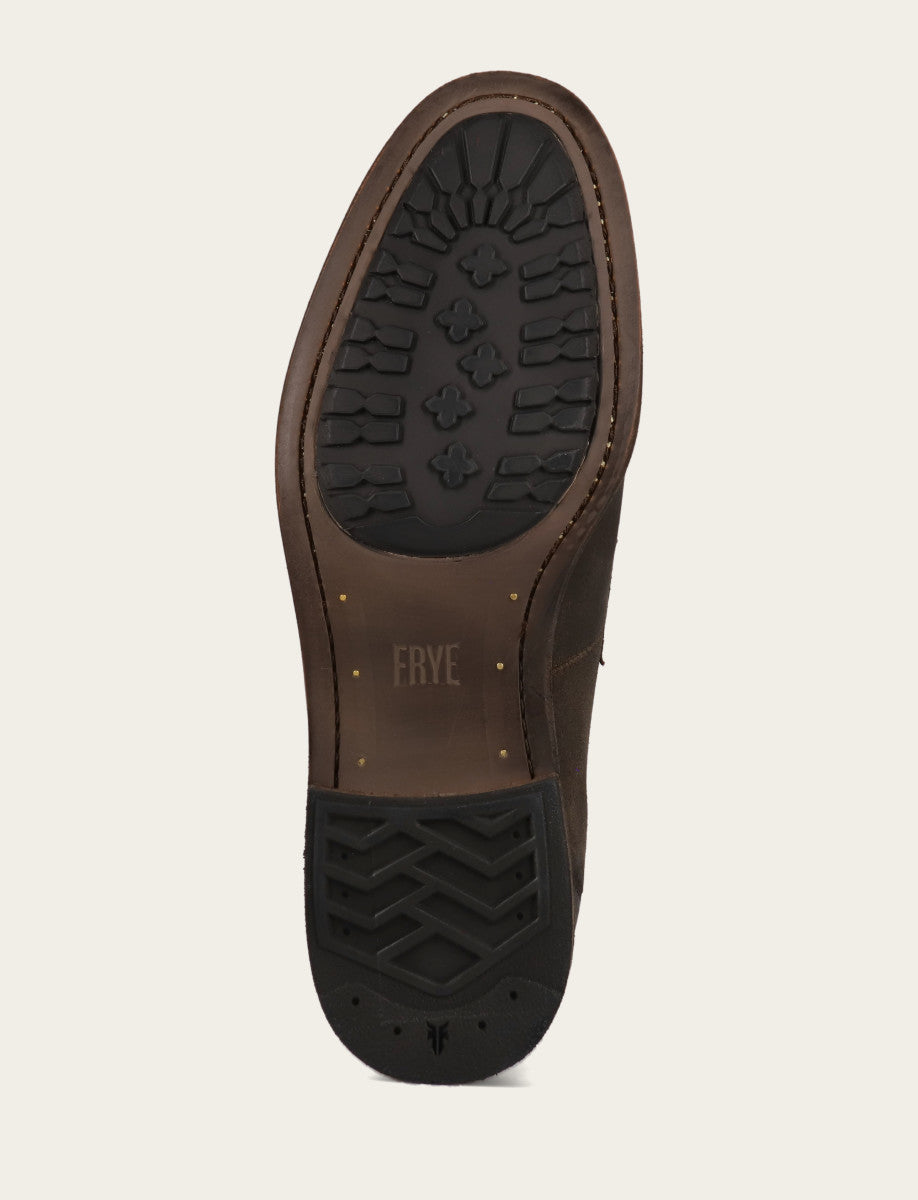 Men's Chocolate Tyler Flex Penny Loafers Frye Discount