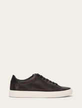Men's Antiqued Black Astor Low Lace Slip On Sneakers Frye Near me