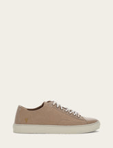 Men's Khaki Astor Cap Toe Low Lace Sneakers Frye