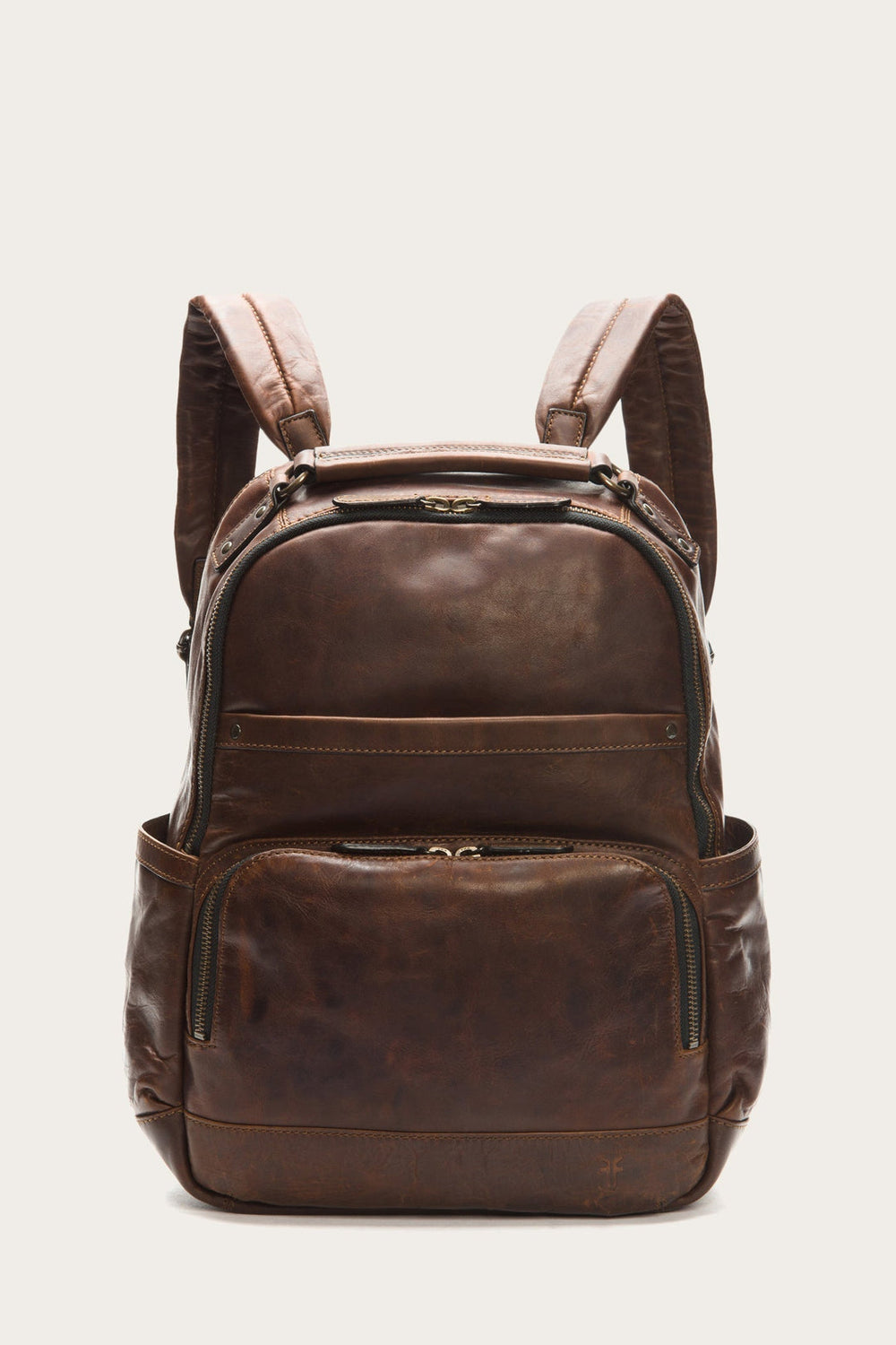 Logan Dark Brown Backpack Frye On sale