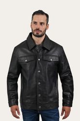 Black Baxter Trucker Jacket Frye Near me
