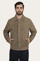 Men’s Taupe Judd Suede Shacket Frye Discount