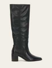 Women's Black Sadie Softy Tall Booties Frye