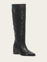 Women's Black Sadie Softy Tall Booties Frye