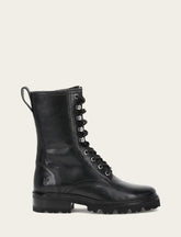 Women's Black Olivia Combat Boots Frye Sale