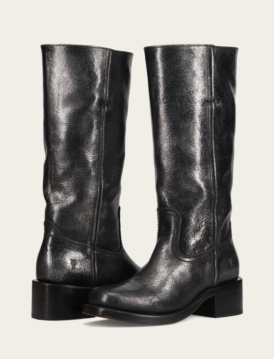 Women’s Silver Campus 14L Boots Frye Discount