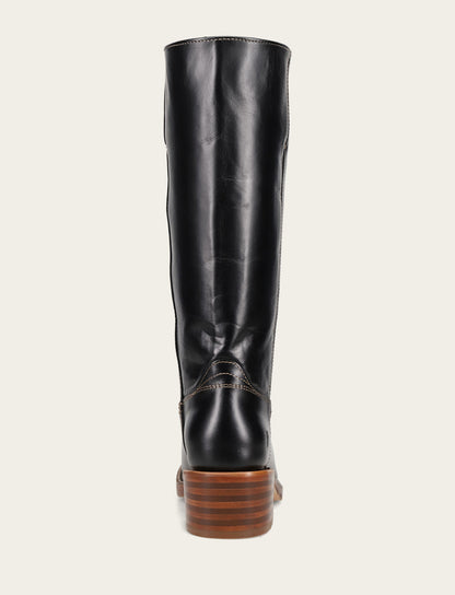 Women's Campus 14L Jet Black Boots Frye Discount