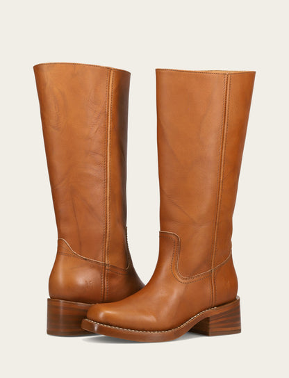 Women's Saddle Campus 14L Wide Calf Boots Frye Outlet