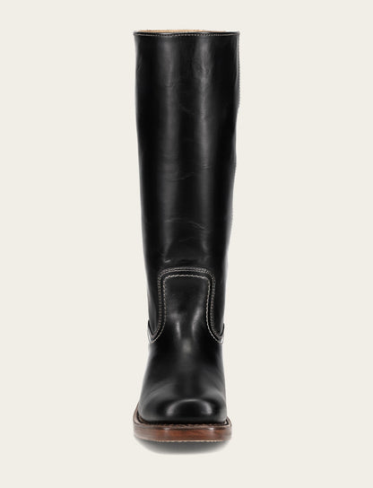 Women's Campus 14L Jet Black Wide Calf Boots Frye