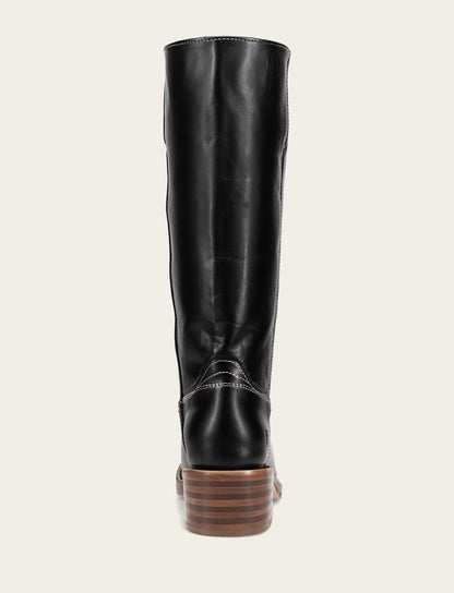 Women's Campus 14L Jet Black Wide Calf Boots Frye