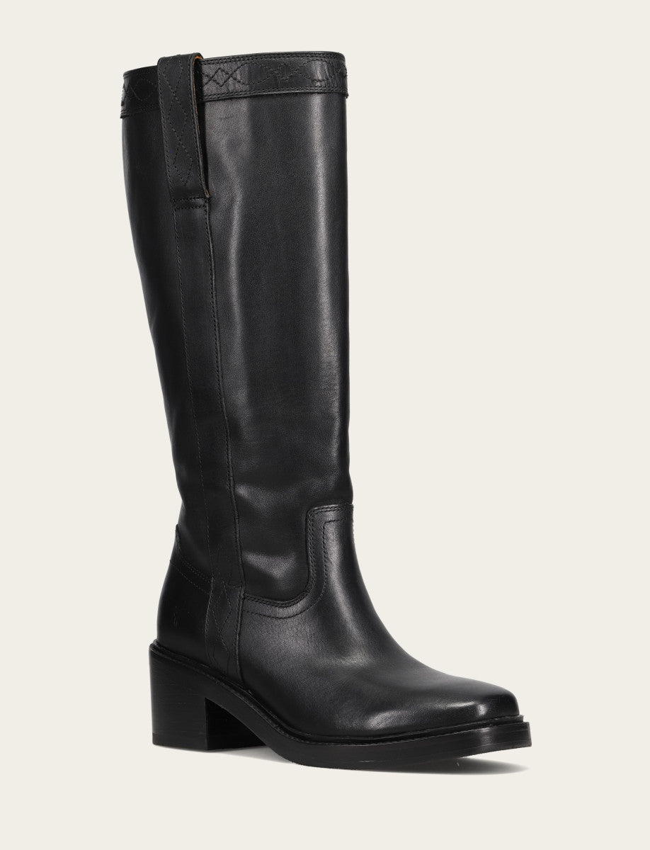 Women's Black Kate Pull On Wide Calf Tall Boots Frye Online