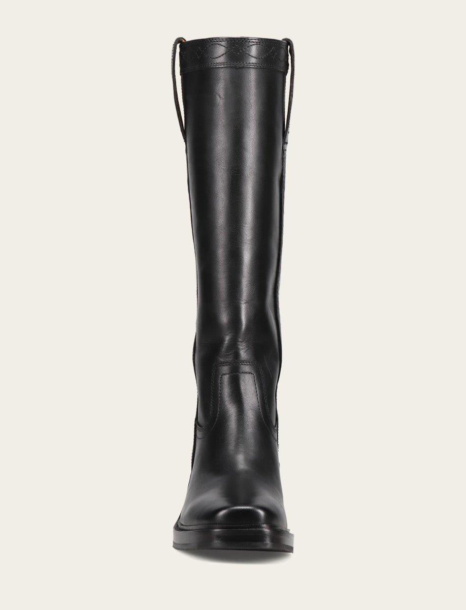 Women's Black Kate Pull On Wide Calf Tall Boots Frye Online