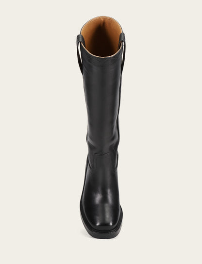 Women's Black Kate Pull On Wide Calf Tall Boots Frye Online