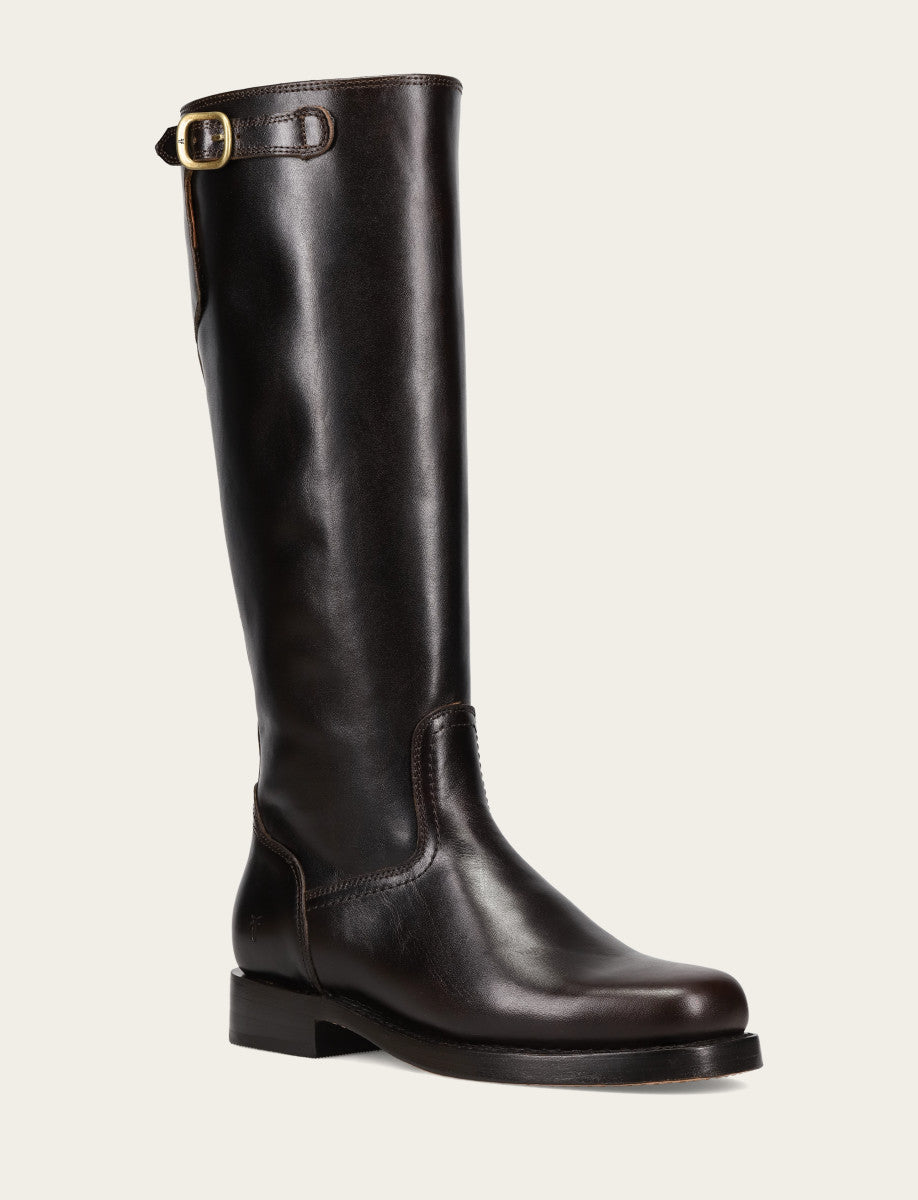 Women's Bourbon Campus Low Heel Tall Riding Boot Frye For Sale