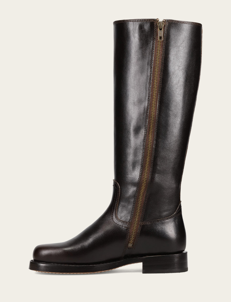 Women's Bourbon Campus Low Heel Tall Riding Boot Frye For Sale