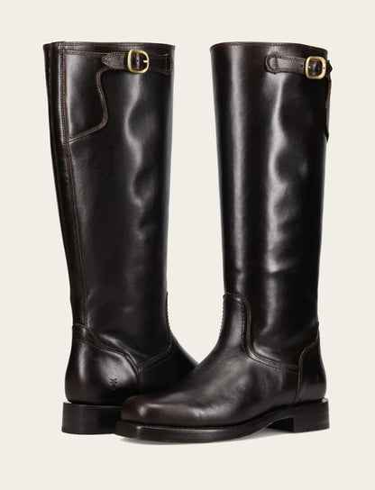 Women's Bourbon Campus Low Heel Tall Riding Boot Frye For Sale
