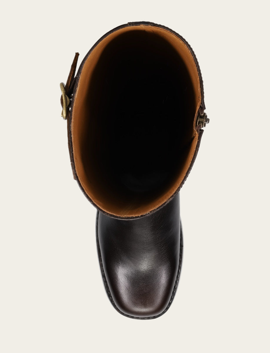 Women's Bourbon Campus Low Heel Tall Riding Boot Frye For Sale