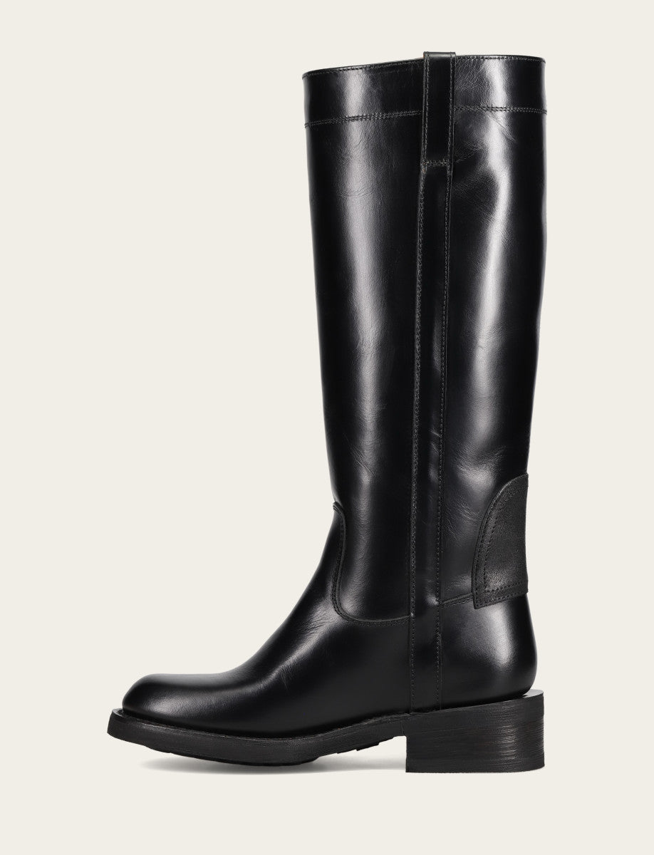 Women's Black Viv Riding Boot Frye Outlet