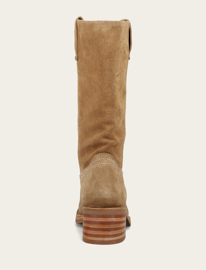 Women's Tan Buck Campus 12R Boots Frye us