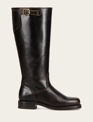 Women's Bourbon Campus Low Heel Tall Riding Wide Calf Boot Frye USA