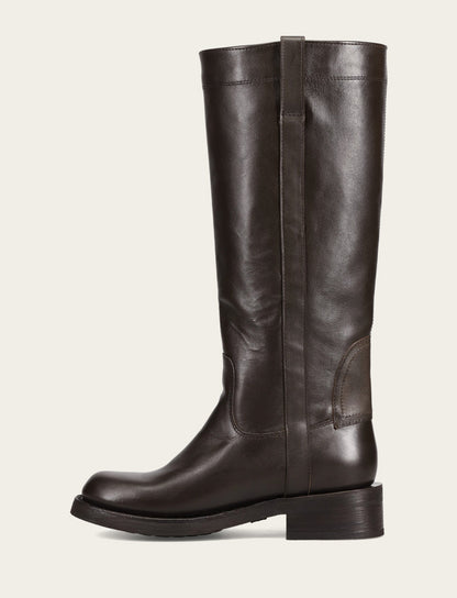 Women's Dark Brown Viv Riding Boot Frye Discount