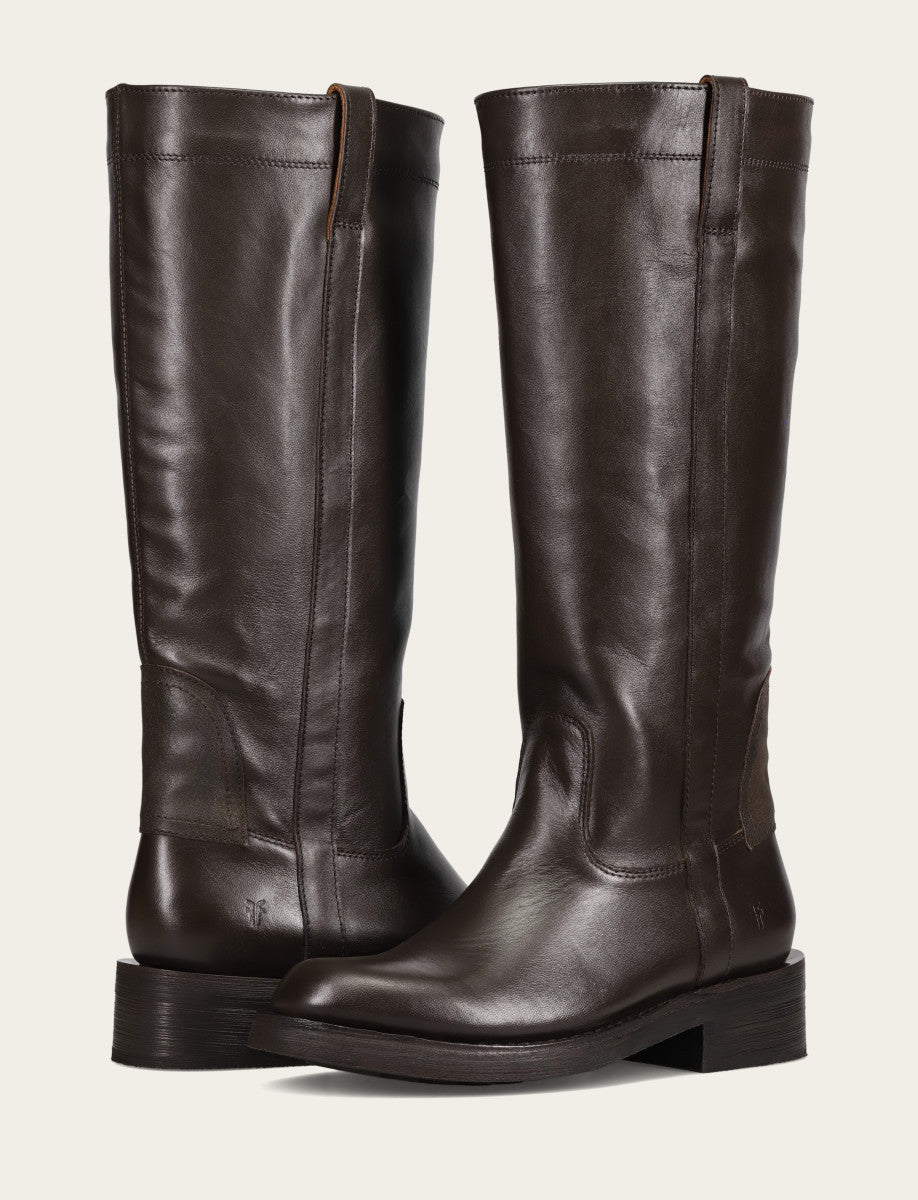 Women's Dark Brown Viv Riding Boot Frye Discount