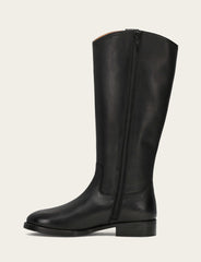 Women's Black Melissa Button Tall Inside Zip Wide Calf Boot Frye On sale