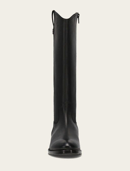 Women's Black Melissa Button Tall Inside Zip Wide Calf Boot Frye On sale