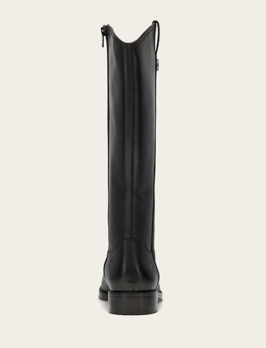 Women's Black Melissa Button Tall Inside Zip Wide Calf Boot Frye On sale