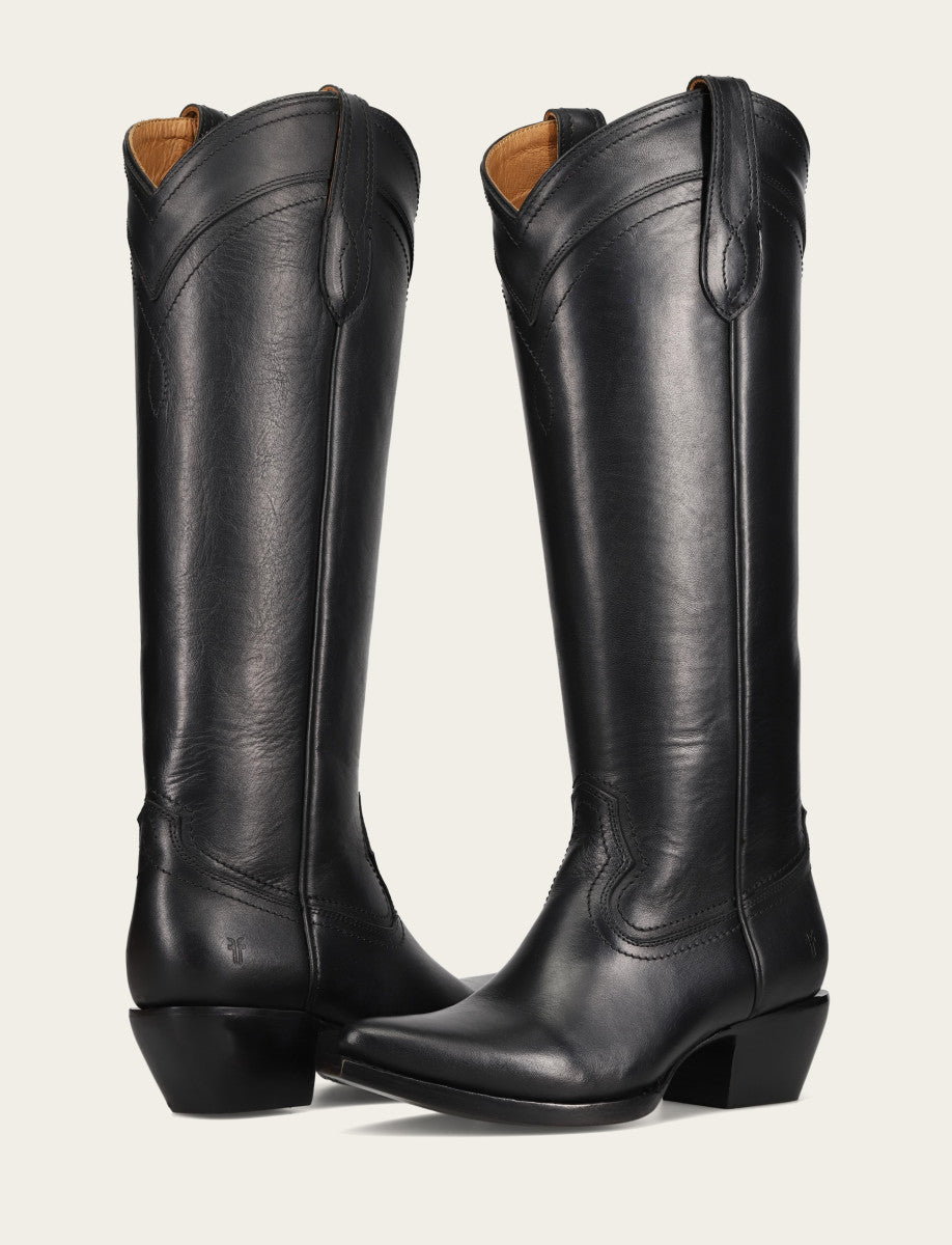 Women's Black Sacha At The Knee Boot Frye For Sale