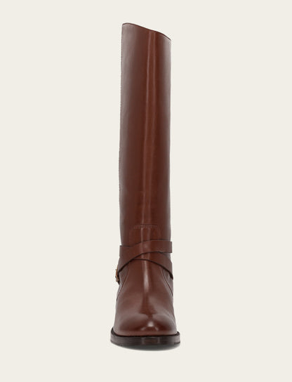 Women's Walnut Melissa Belted Riding Boot Frye Outlet