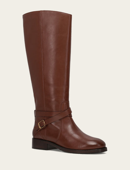 Women's Walnut Melissa Belted Riding Wide Calf Boot Frye Online