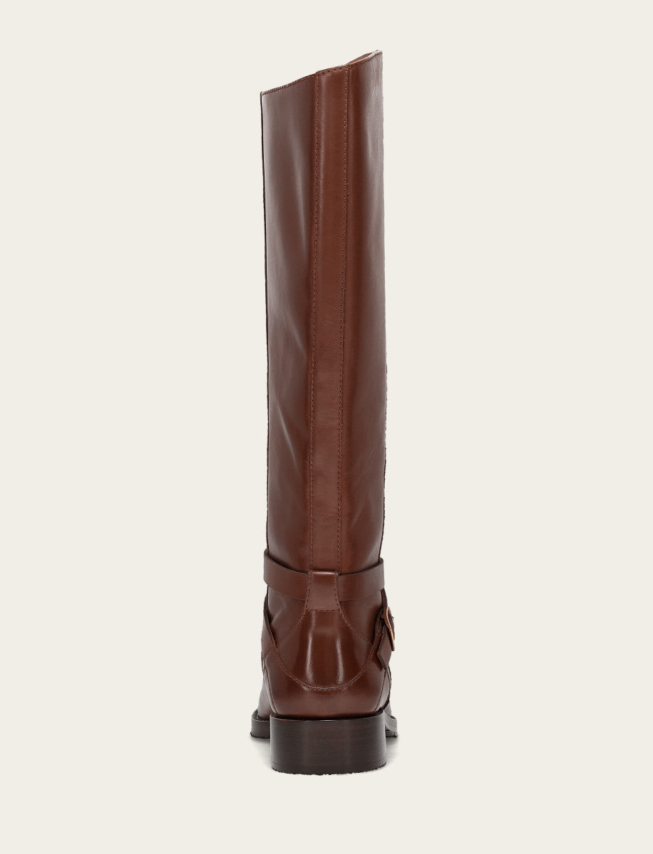 Women's Walnut Melissa Belted Riding Wide Calf Boot Frye Online