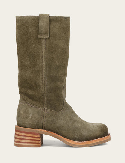 Women's Olive Campus 12R Boots Frye For Sale