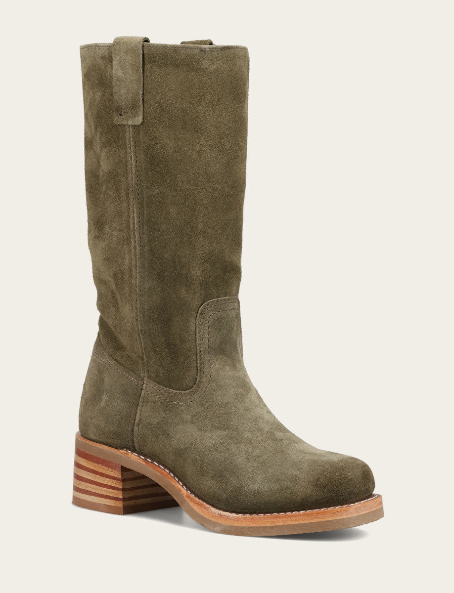 Women's Olive Campus 12R Boots Frye For Sale