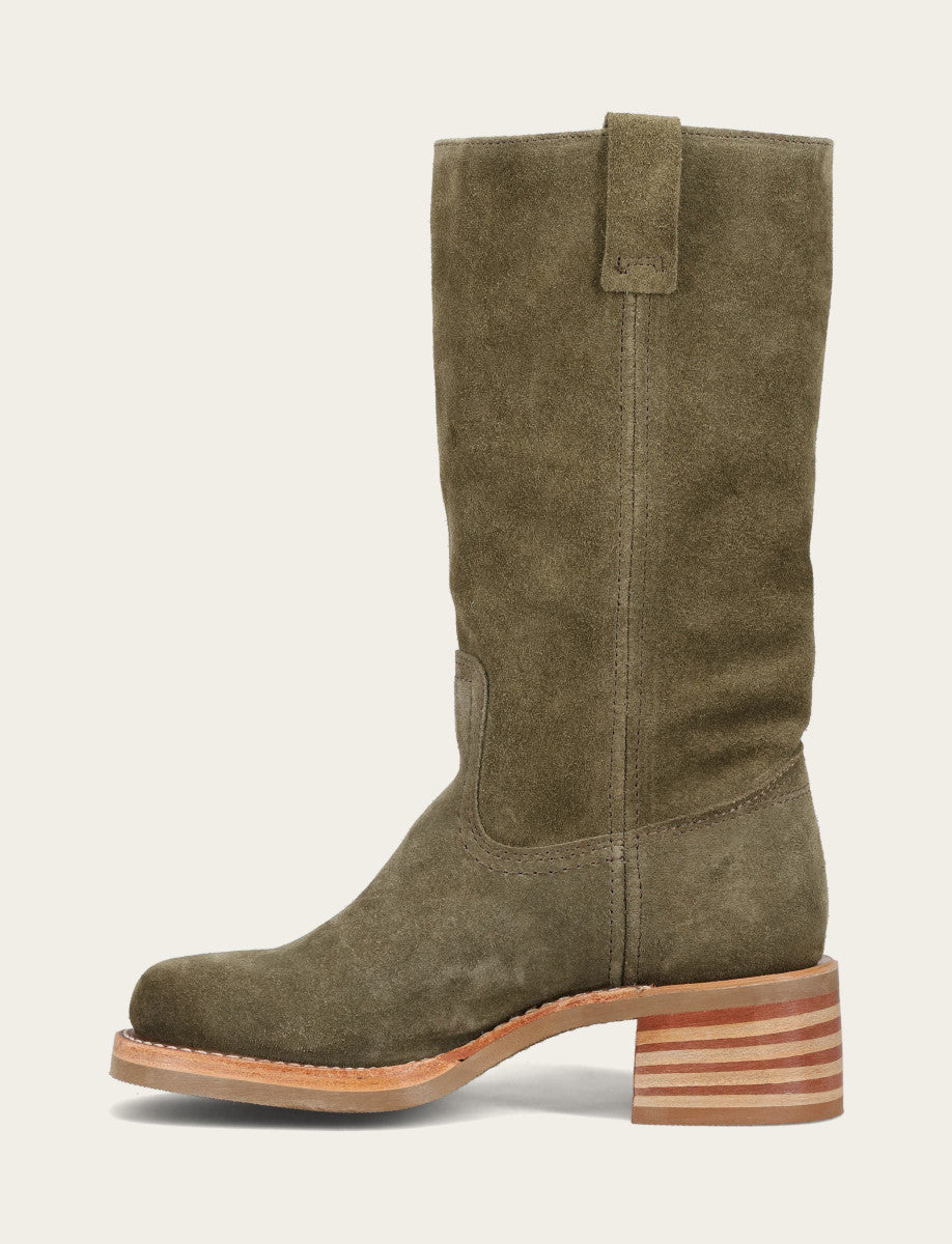 Women's Olive Campus 12R Boots Frye For Sale